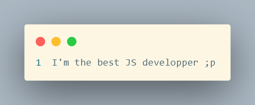 Sample JavaScript code